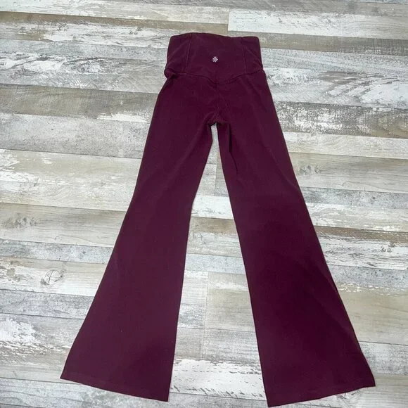 Athleta Elation Flare Pant Purple Size XXS - Picture 6 of 7